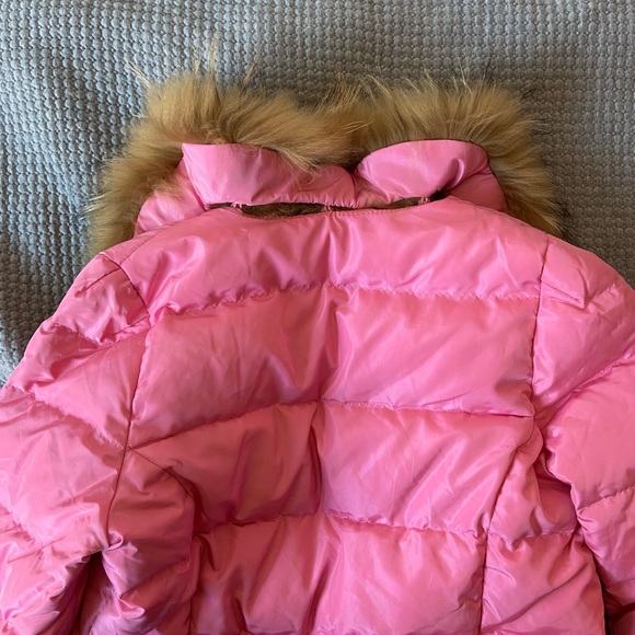 Pink miu miu puffer jacket with fox fur - Picture 3 of 3